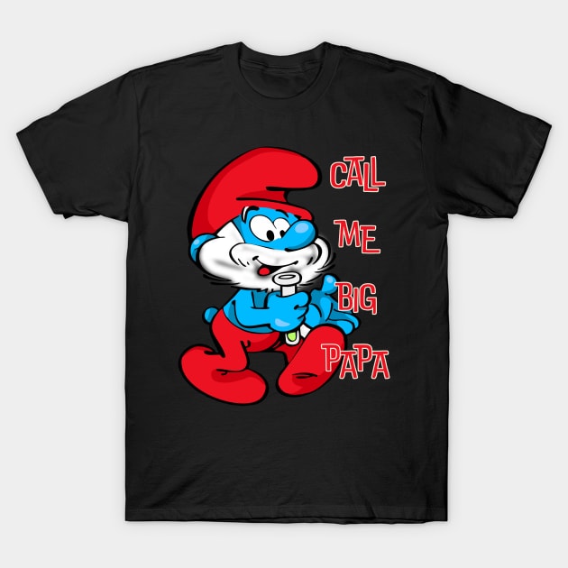 smurf - call me T-Shirt by framehead